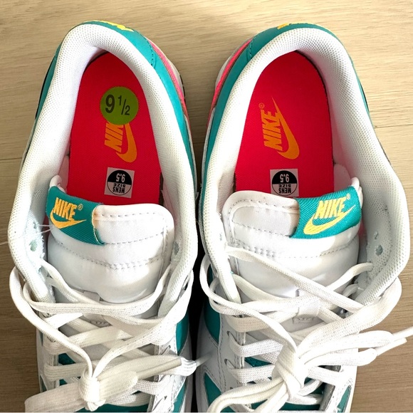 Nike Dunk Low Retro Dusty Cactus Thunder Blue HF4850-345 Men's Size 9.5 New - Picture 4 of 8